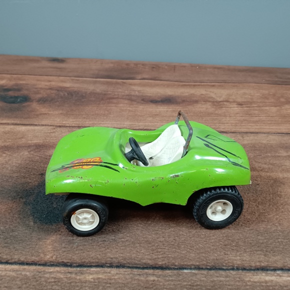 Tonka Other - Tomica Buggy Toy‎ Car Green OpenTop Black Stripes SingleSeat OffRoad Retro Japan